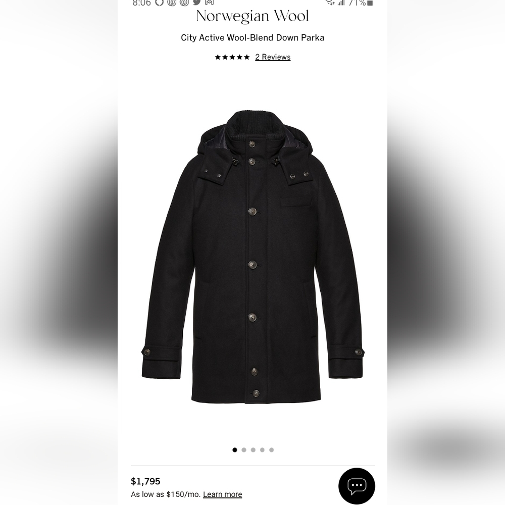 Norwegian Wool Parker
